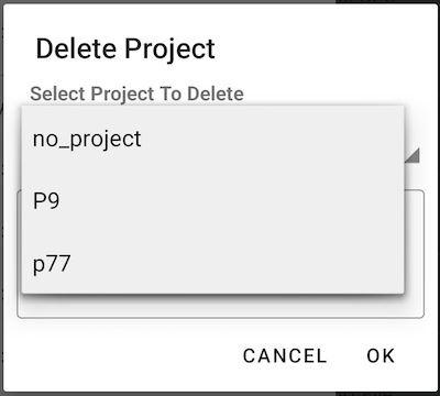 Delete Project