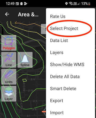 Select Project